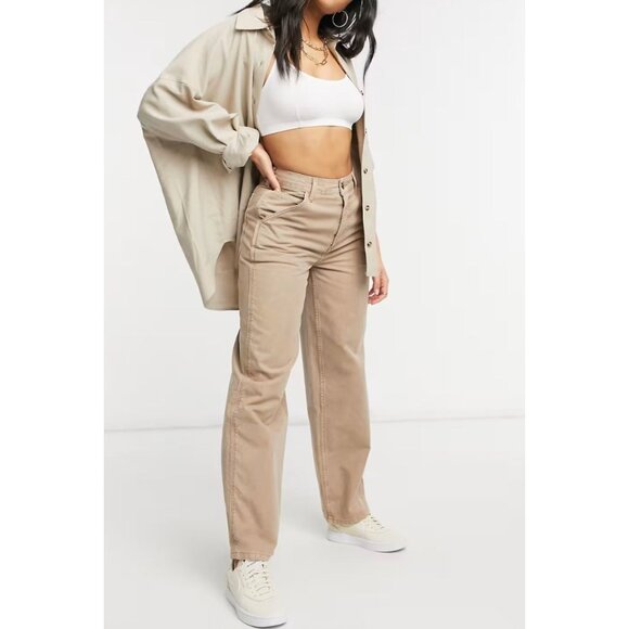 ASOS DESIGN Slouchy Baggy Denim Jeans Size 4 - Picture 1 of 6